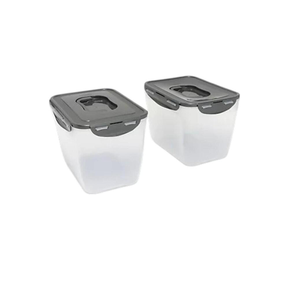 LocknLock 2-pack Set 11-Cup Flip Top Containers with Handles